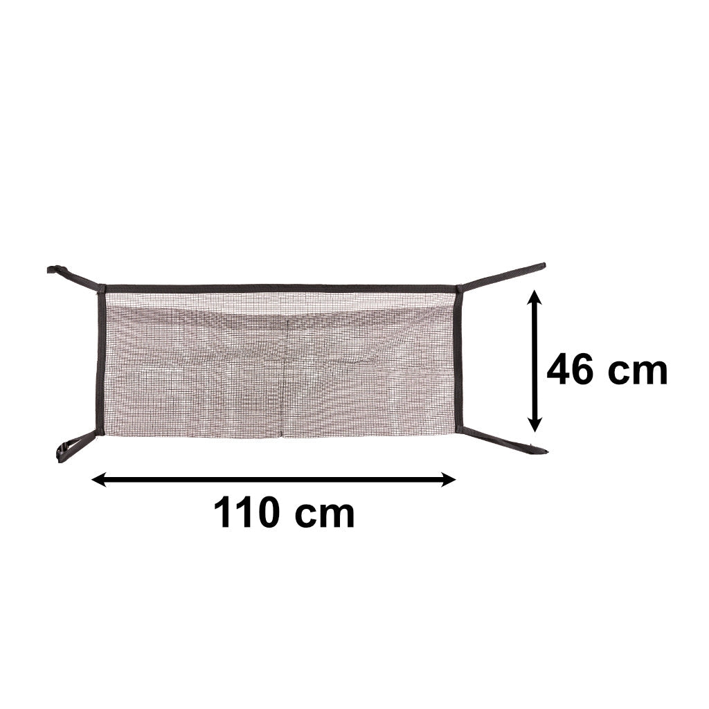 Nätväska för trampolin 2 fickor 110x46 cm svart polyester