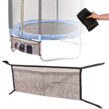Nätväska för trampolin 2 fickor 110x46 cm svart polyester
