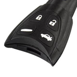 Nyckelskal med larmdosa 4 knappar Saab 9-3 2003-2012, 9-5 2003-2011