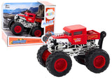 Off-road leksaksbil friktionsdrift 11 cm svart monster truck