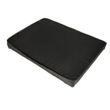 Ortopedisk hund- och kattbädd 90x70x10 cm tvättbart överdrag mörkgrå