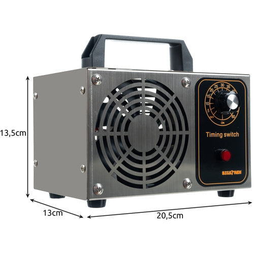 Ozongenerator 20000 mg/h med timer 60 min för rum och bil 220V