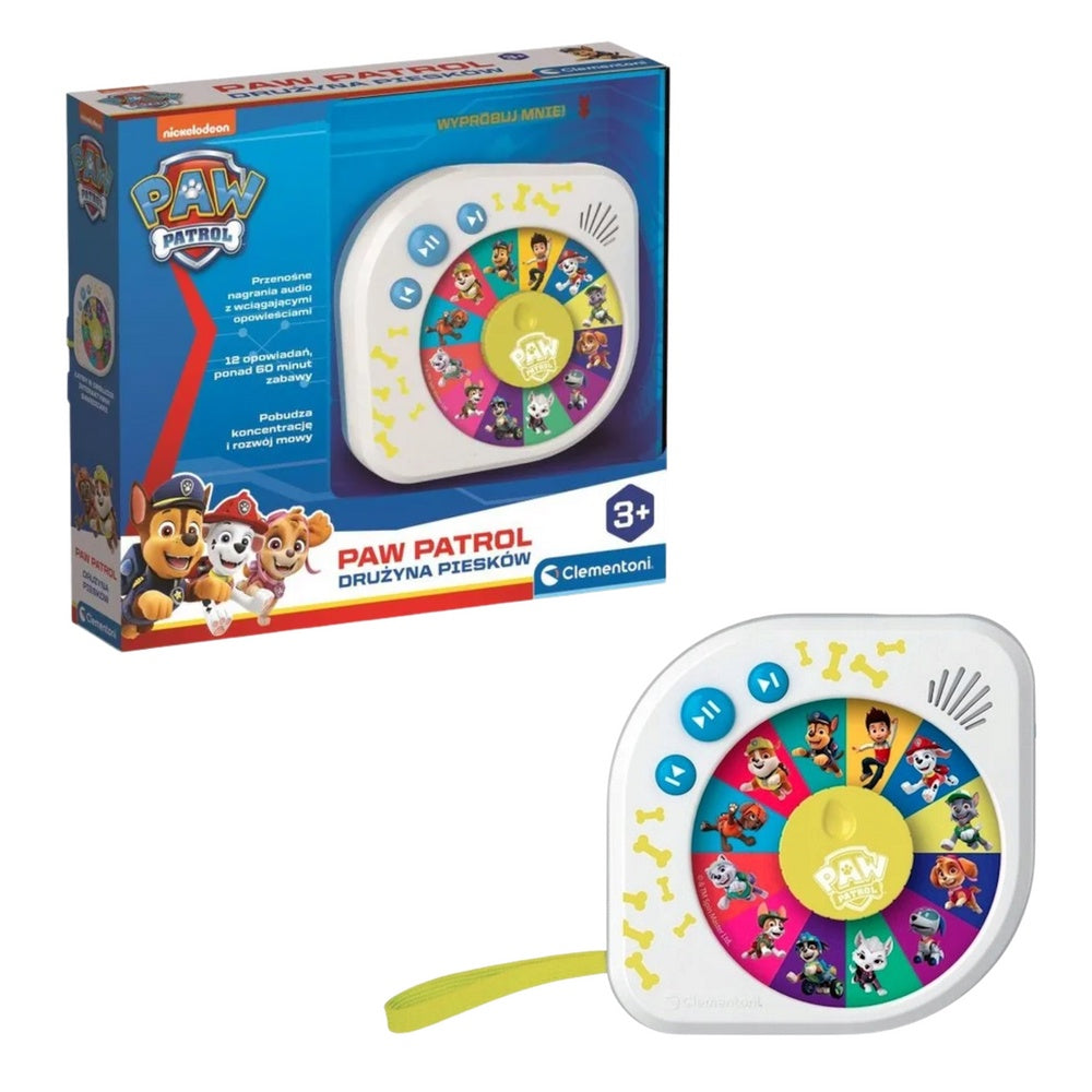 PAW Patrol bärbar berättare med vridbar ratt, 3+ år