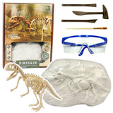 Paleontologikit dinosaurieskelett utgrävningsset 1 av 8 modeller