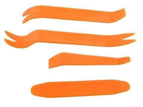 Panelborttagningsverktyg bil interiör 4-pack plast orange
