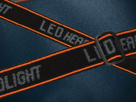 Pannlampa COB LED uppladdningsbar USB-C svart med laddkabel