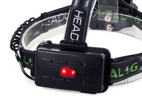 Pannlampa CREE XM-L T6 LED med UV och zoom, 2 batterier USB
