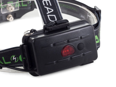 Pannlampa CREE XM-L T6 LED med UV och zoom, 2 batterier USB