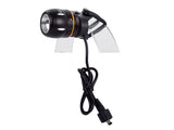 Pannlampa CREE XML-T6 LED zoom 400 m med baklampa och cykelfästen