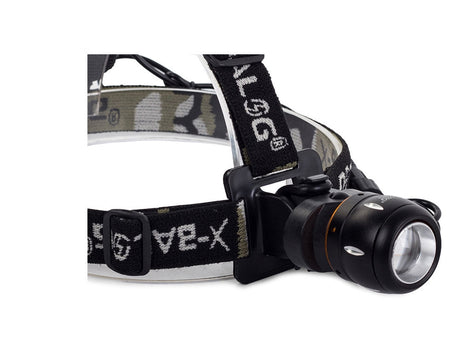 Pannlampa CREE XML-T6 LED zoom 400 m med baklampa och cykelfästen
