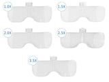 Pannlupp med LED 5 linser 1x-3,5x inkl rengöringsduk