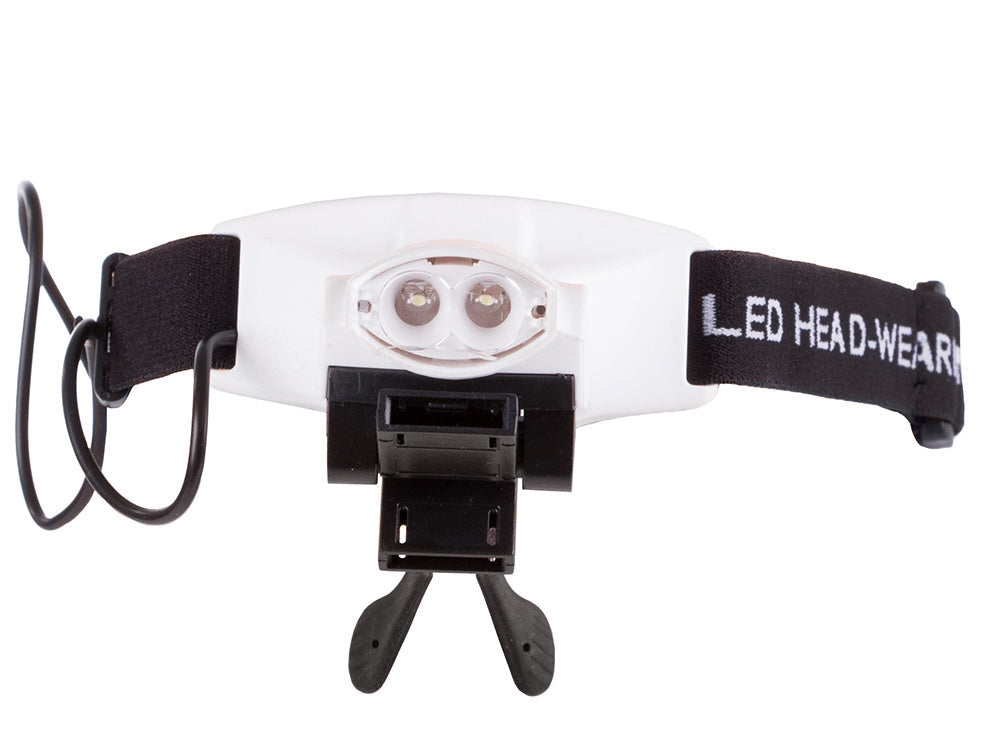 Pannlupp med LED 5 linser 1x-3,5x inkl rengöringsduk