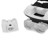 Pannlupp med LED 5 utbytbara linser 1x-3,5x max 6x