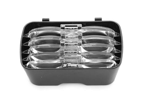 Pannlupp med LED 5 utbytbara linser 1x-3,5x max 6x
