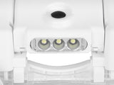 Pannlupp med LED-belysning 1,5x/2x/8x svart/vit
