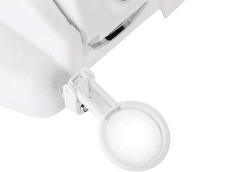 Pannlupp med LED-belysning 1,5x/2x/8x svart/vit