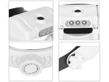 Pannlupp med LED-belysning 1,5x/2x/8x svart/vit
