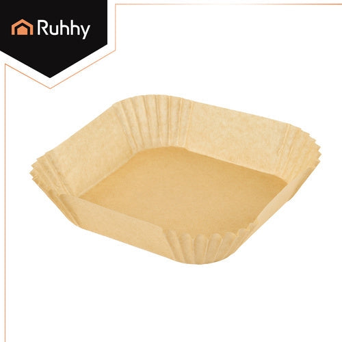 Pappersinsatser airfryer fyrkantiga 16–20 cm 100-pack 230°C