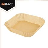 Pappersinsatser airfryer fyrkantiga 16–20 cm 100-pack 230°C