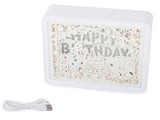 Papperslampa 3D nattlampa USB/AA 15x20x5 cm blandade motiv