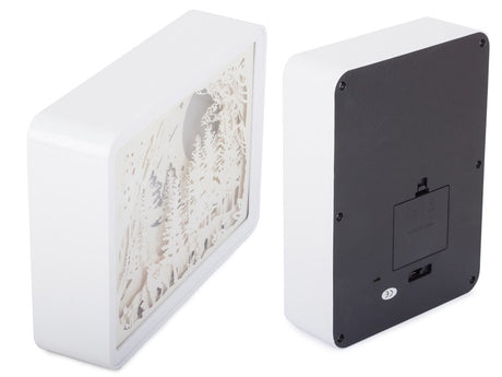 Papperslampa 3D nattlampa USB/AA 15x20x5 cm blandade motiv