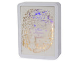 Papperslampa 3D nattlampa USB/AA 15x20x5 cm blandade motiv
