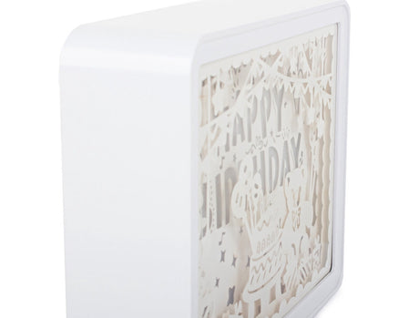 Papperslampa 3D nattlampa USB/AA 15x20x5 cm blandade motiv