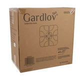 Parasollfot 60L 4-delad fyllbar med sand/vatten/cement svart