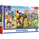 Paw Patrol pusselpaket 3x80 bitar 275x180 mm FSC-certifierat