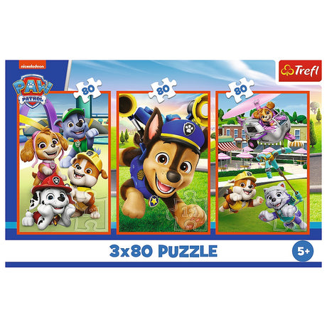 Paw Patrol pusselpaket 3x80 bitar 275x180 mm FSC-certifierat