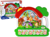 Pedagogiskt leksakspiano med djurljud A-H för engelska, 3+ år