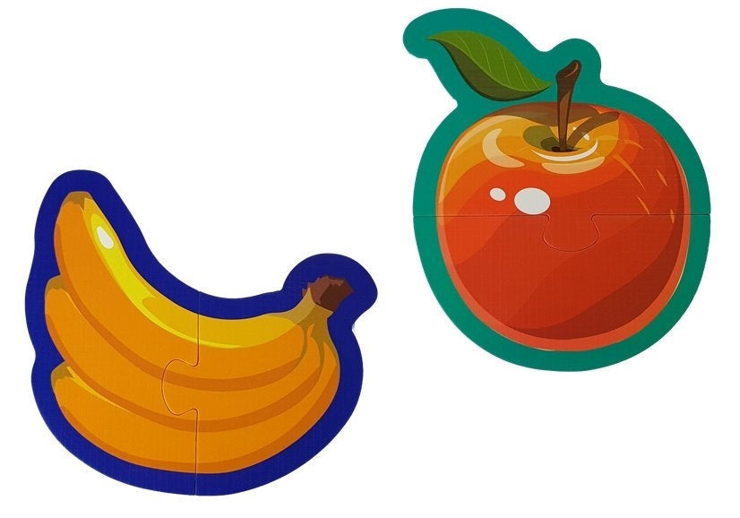 Pedagogiskt träpussel för småbarn 18+ mån, 5-pack