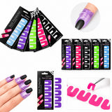 Peel off nageltejp för nail art mot kladd runt nageln, 10 st