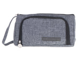 Pennfodral 2 fack med dragkedja 22x7x10 cm, rymligt med innerfickor
