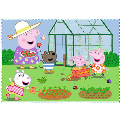Peppa Pig 4-i-1 barnpussel Holiday Memories 4 pussel i set