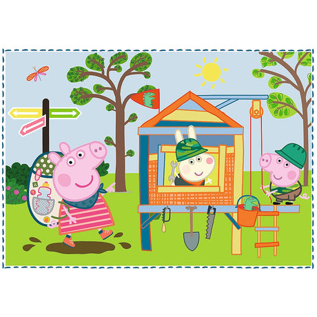 Peppa Pig 4-i-1 barnpussel Holiday Memories 4 pussel i set