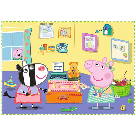 Peppa Pig 4-i-1 barnpussel Holiday Memories 4 pussel i set
