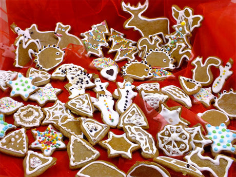 Pepparkaksformar julmotiv i stål 15-pack silver 5,5–9 cm