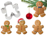 Pepparkaksformar julmotiv i stål 15-pack silver 5,5–9 cm