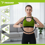 Pilatesring 38×36 cm för Pilates/Yoga ergonomiska handtag