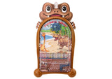 Pinballspel dinosaurietema brun 28x20 cm för barn 3+ CE EN71