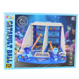 Pinballspel för barn 2 spelare med 2 launchers och 16 kulor