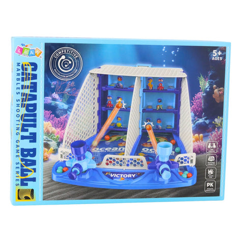 Pinballspel för barn 2 spelare med 2 launchers och 16 kulor