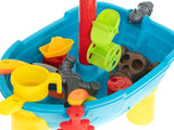 Piratskepp sand- och vattenlekset med fontän, tillbehör, 3+ år
