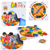 Pizzaspelet balansspel med spelmatta 93x93 cm, 2+ spelare
