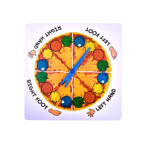 Pizzaspelet balansspel med spelmatta 93x93 cm, 2+ spelare