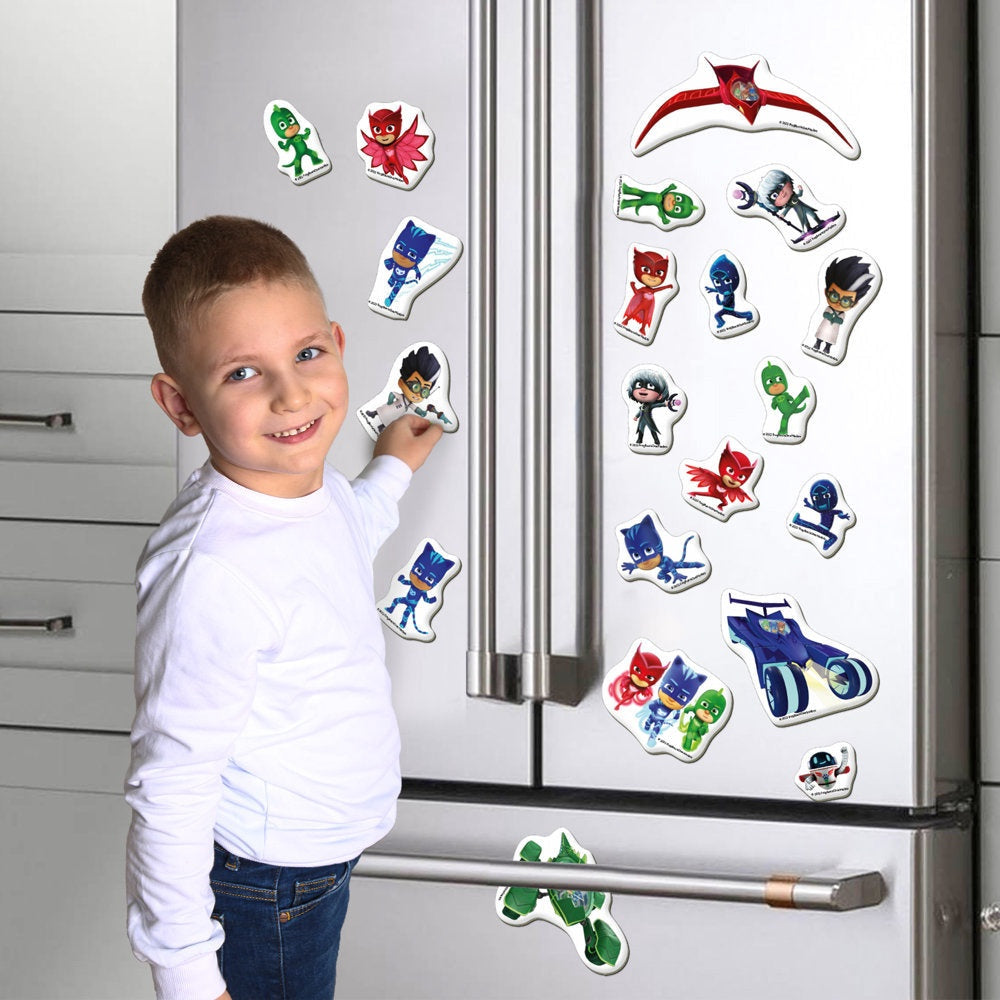 Pj Masks magnetset 20-pack magneter för barn 3+ (ca 3–8 cm)