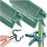Plantklämmor för växtstöd 108-pack grön (54 små + 54 stora)