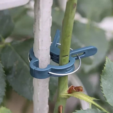 Plantklämmor för växtstöd 108-pack grön (54 små + 54 stora)