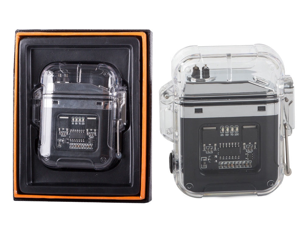 Plasmalighter USB-laddning med COB LED-ficklampa 3 lägen